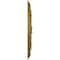 Ekena Millwork Jackson Ceiling Medallion (Fits Canopies up to 13 1/2"), Hand-Painted Gold, 32 3/4"OD x 2 1/2"P CM32JAGLS - alternate 3